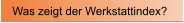 Was zeigt der Werkstattindex?