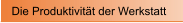 Die Produktivit�t der Werkstatt