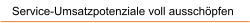 Service-Umsatzpotenziale voll aussch�pfen