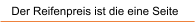 Der Reifenpreis ist die eine Seite