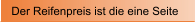 Der Reifenpreis ist die eine Seite