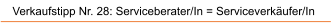 Verkaufstipp Nr. 28: Serviceberater/In = Serviceverk�ufer/In