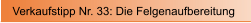 Verkaufstipp Nr. 33: Die Felgenaufbereitung